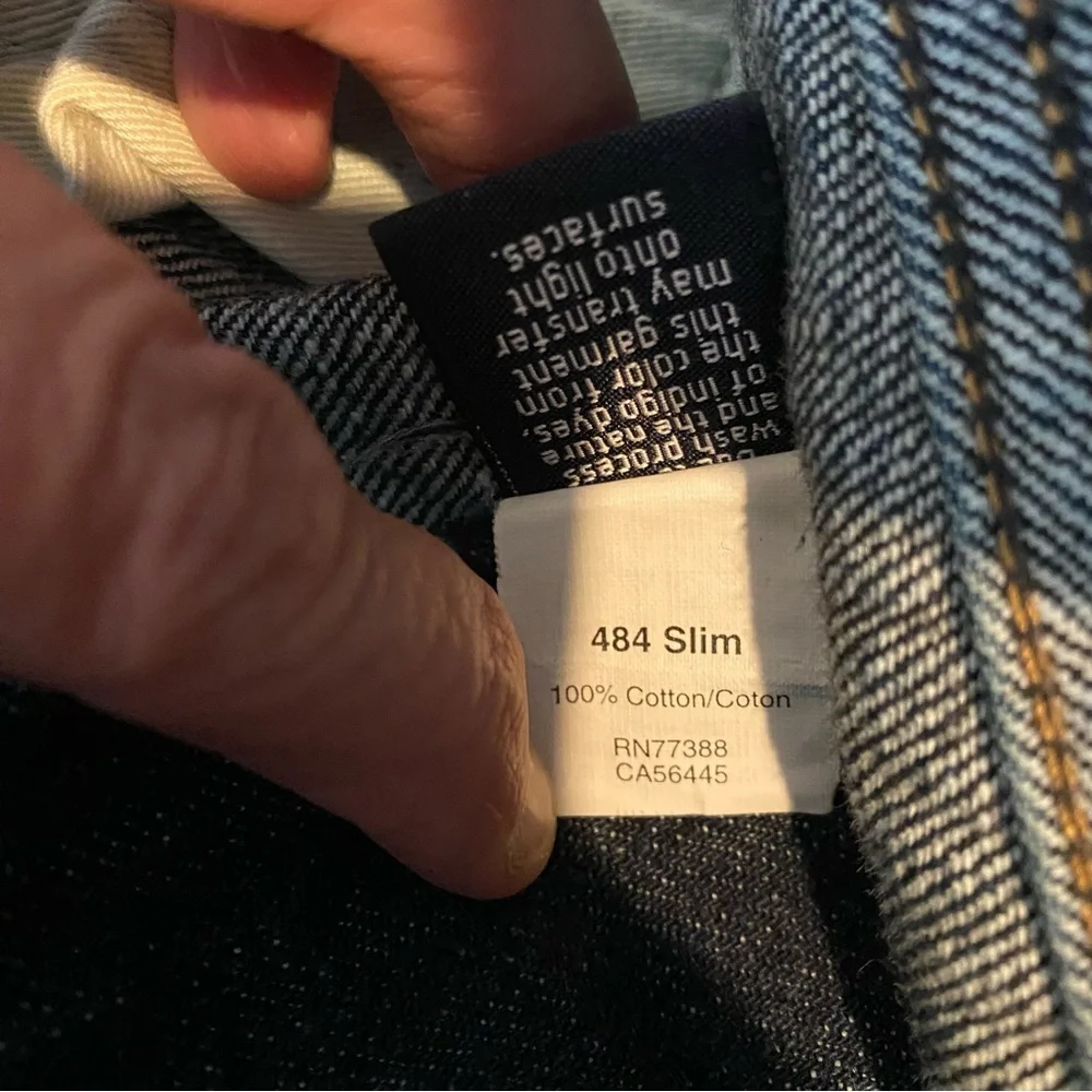 J Crew Men’s Jeans 484 Slim Dark Wash, Size 29 x 32